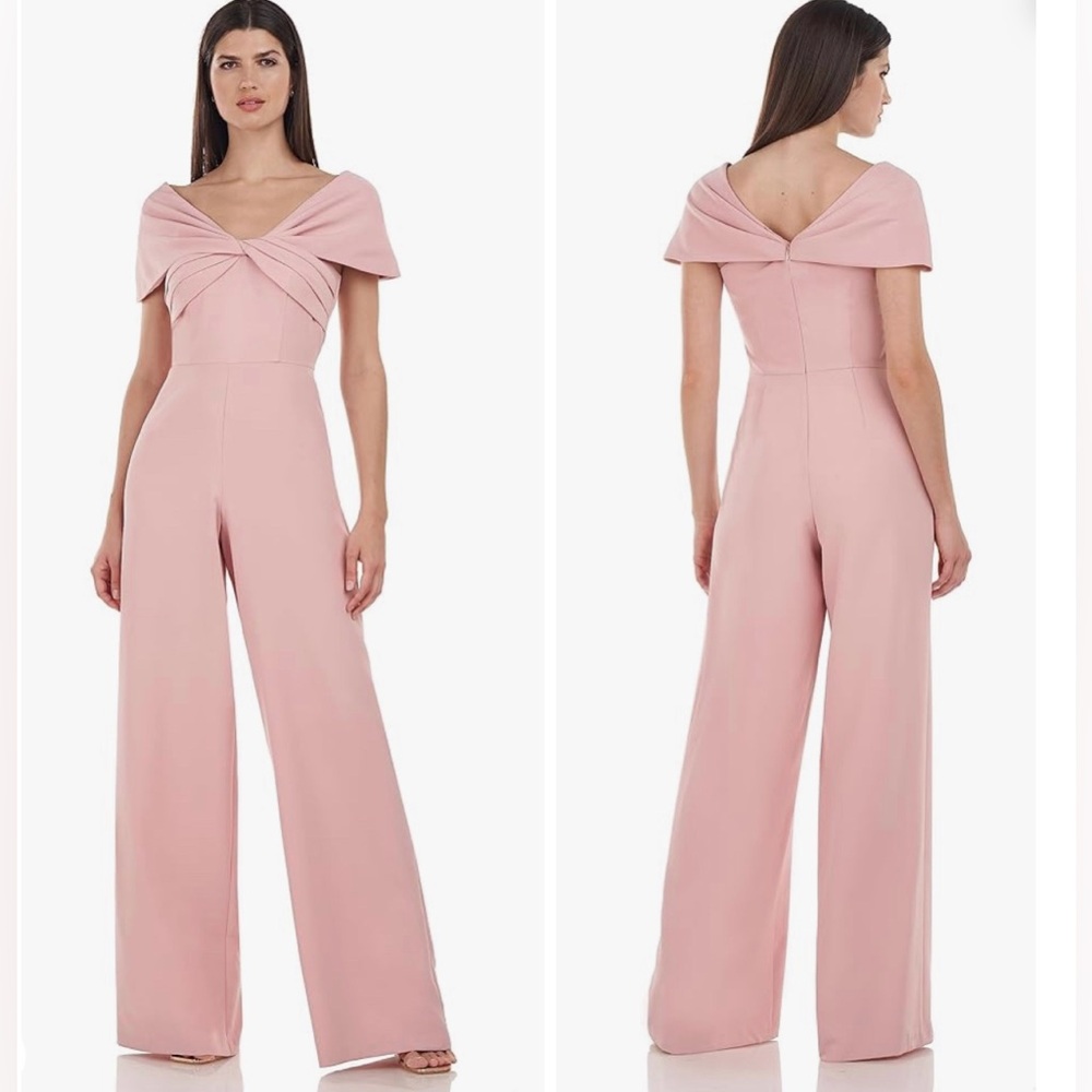 NWT JS Collections womens Sylvia Twist Jumpsuit Size 8